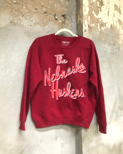 Nebraska Huskers Beverly Red Thrifted Sweatshirt – Love Threads