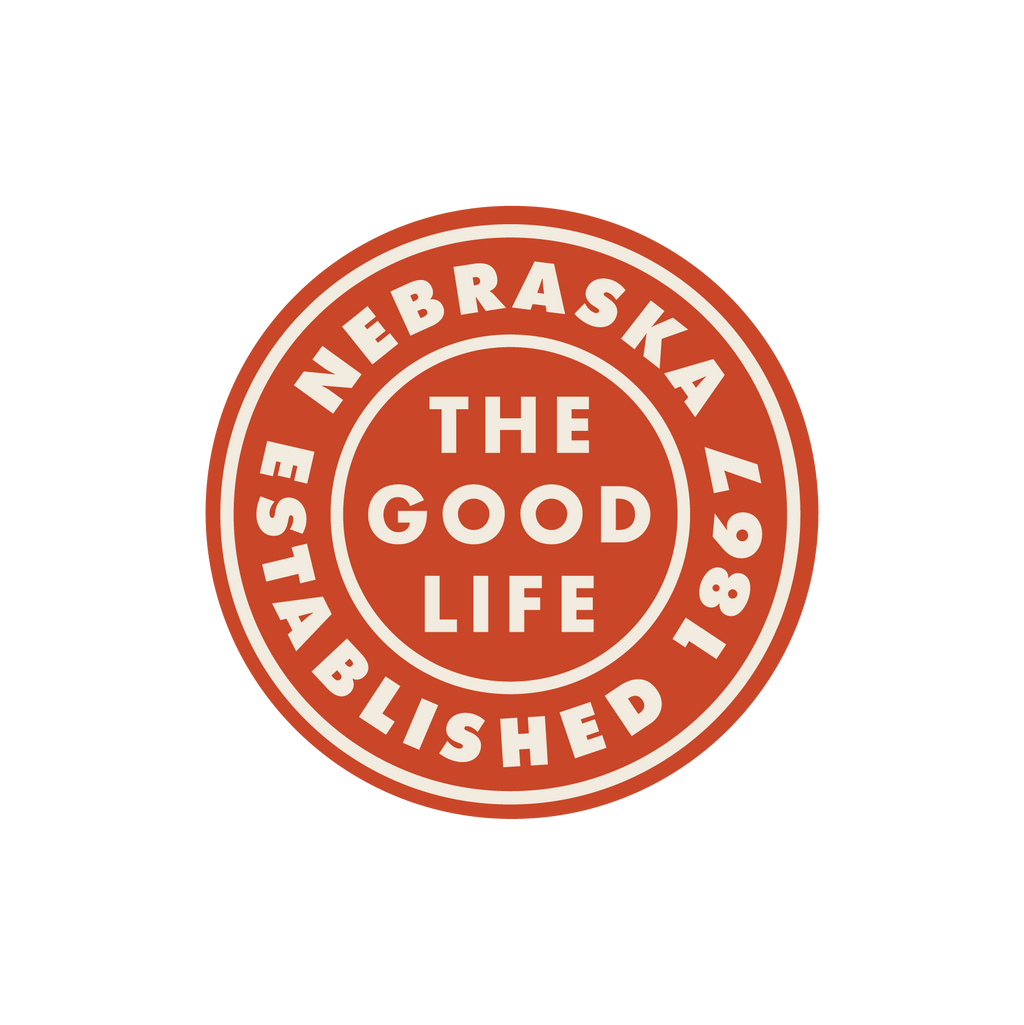 Nebraska The Good Life Sticker