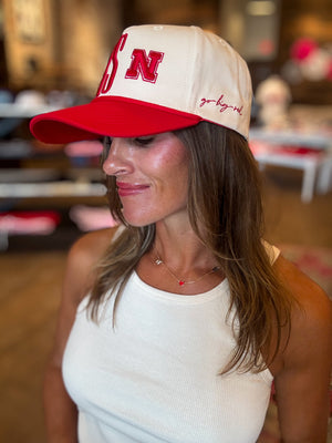 NEBRASKA SATURDAY STRETCH CANVAS TRUCKER HAT