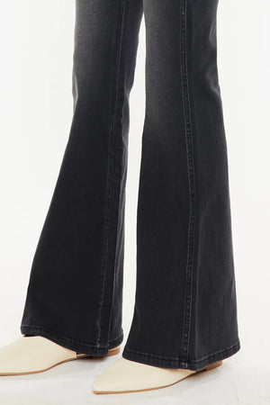 Marcy Ultra High Rise Vintage Black Flare