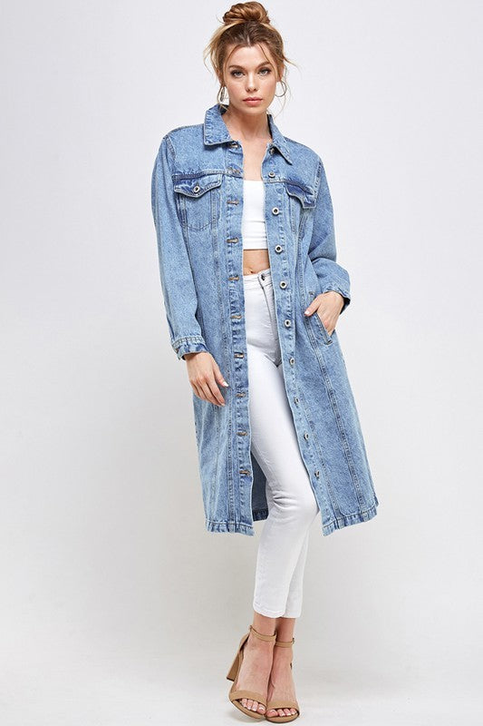 Taylor Long Denim Jacket