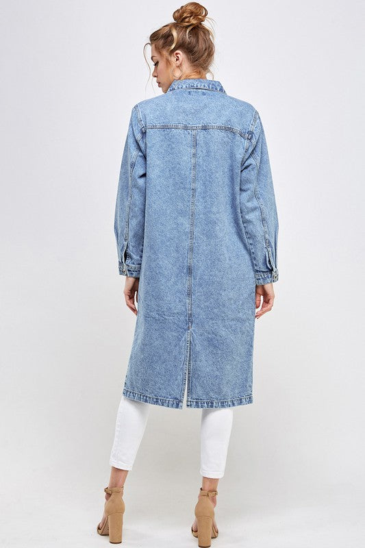 Taylor Long Denim Jacket