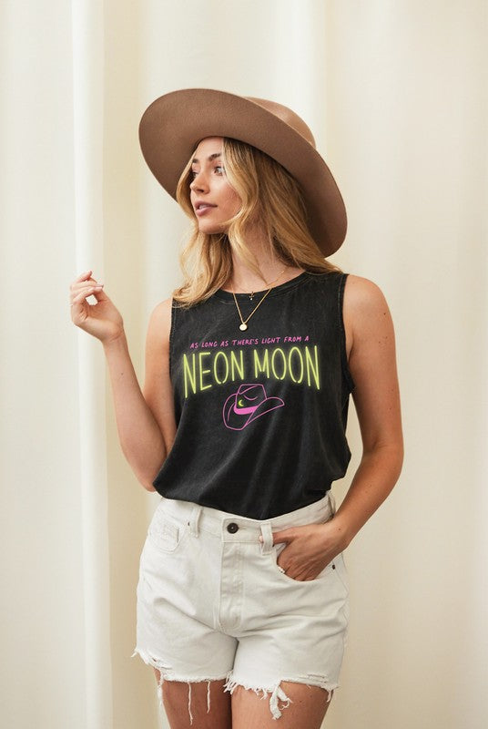 NEON MOON Mineral Graphic Tank Top