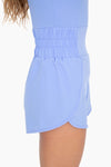 Stephanie Active Romper in Pastel Blue