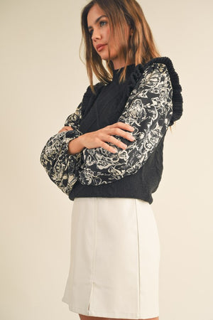 Lenny Floral Sleeved Sweater