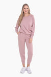 Taylor Crew Neck Pullover in Rose