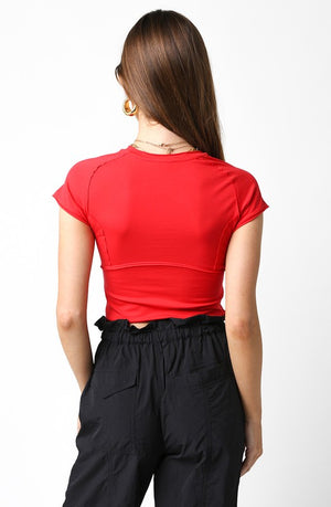 Leslie Top in Red