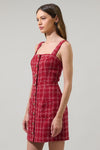 Narol Tweed Button Down Dress