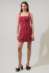 Narol Tweed Button Down Dress