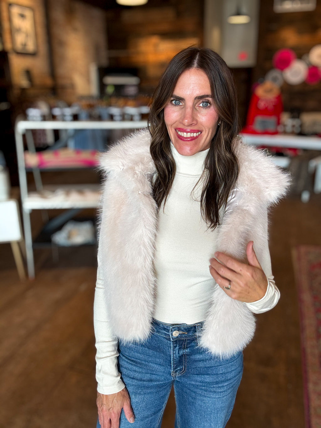 Brittany Faux Fur Vest