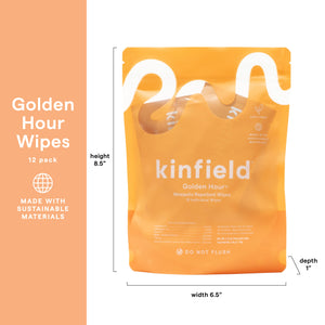 Kinfield - Golden Hour Wipes - Natural Mosquito Repellent