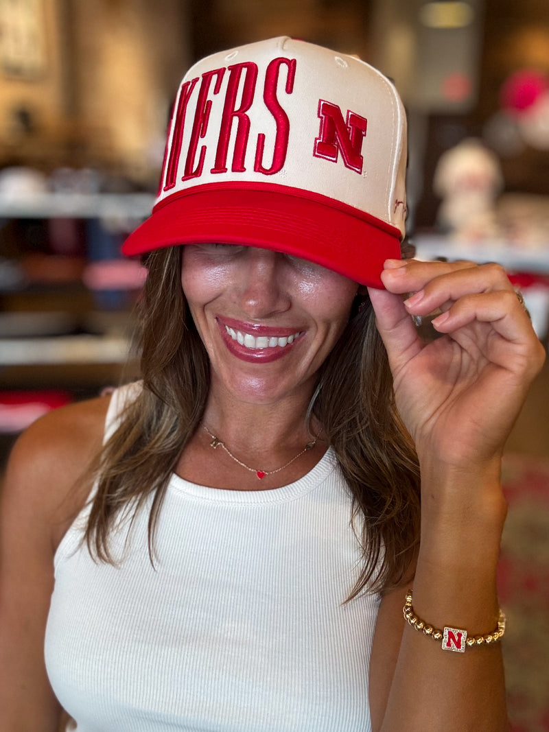 NEBRASKA SATURDAY STRETCH CANVAS TRUCKER HAT