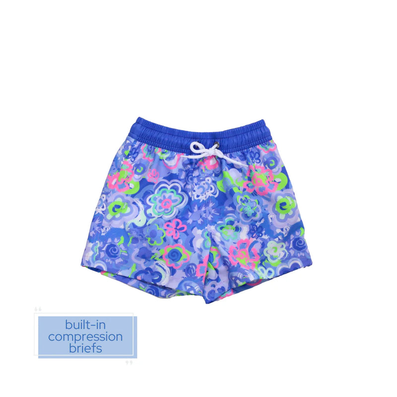 Island Petal Youth Trunks