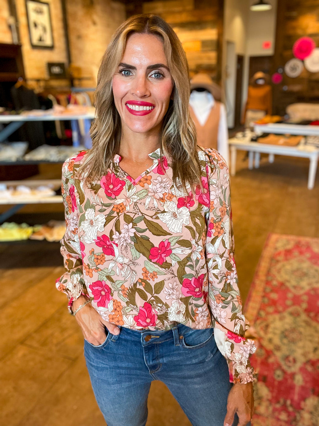 Falling For Florals Blouse