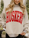Nebraska Huskers Tall Boy Reversible Mock Neck Sweatshirt