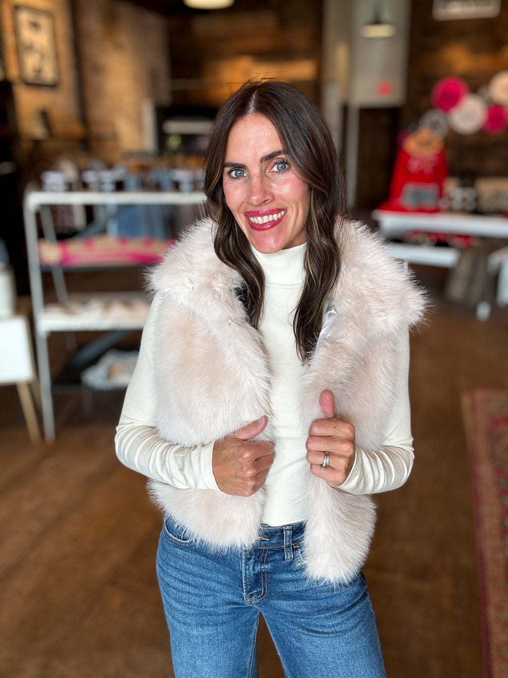 Brittany Faux Fur Vest