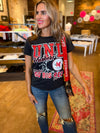 Nebraska Volleyball Cuffed Sleeve Tee
