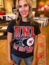Nebraska Volleyball Cuffed Sleeve Tee