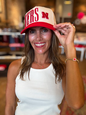 NEBRASKA SATURDAY STRETCH CANVAS TRUCKER HAT