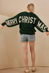 Ho Ho Ho Merry Christmas Sweater in Green