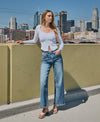 Hannah High Rise Wide Leg Denim