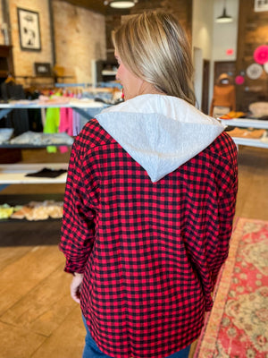 Turner Buffalo Plaid Hooded Flannel