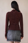 Had Me At Holiday Velvet Top in Mulberry