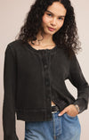 Z Supply All Day Knit Cardigan in Washed Black