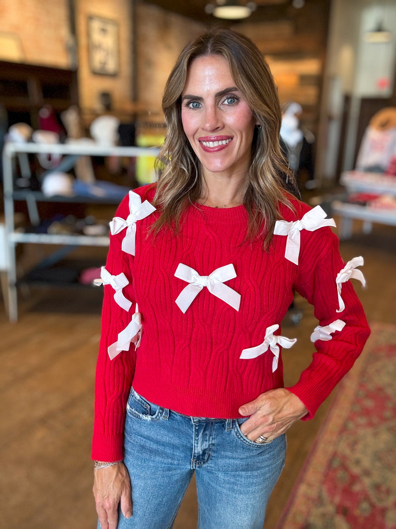 Hannah Bow Sweater