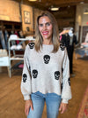 Let's Go Ghouls Oversized Sweater in Oatmeal