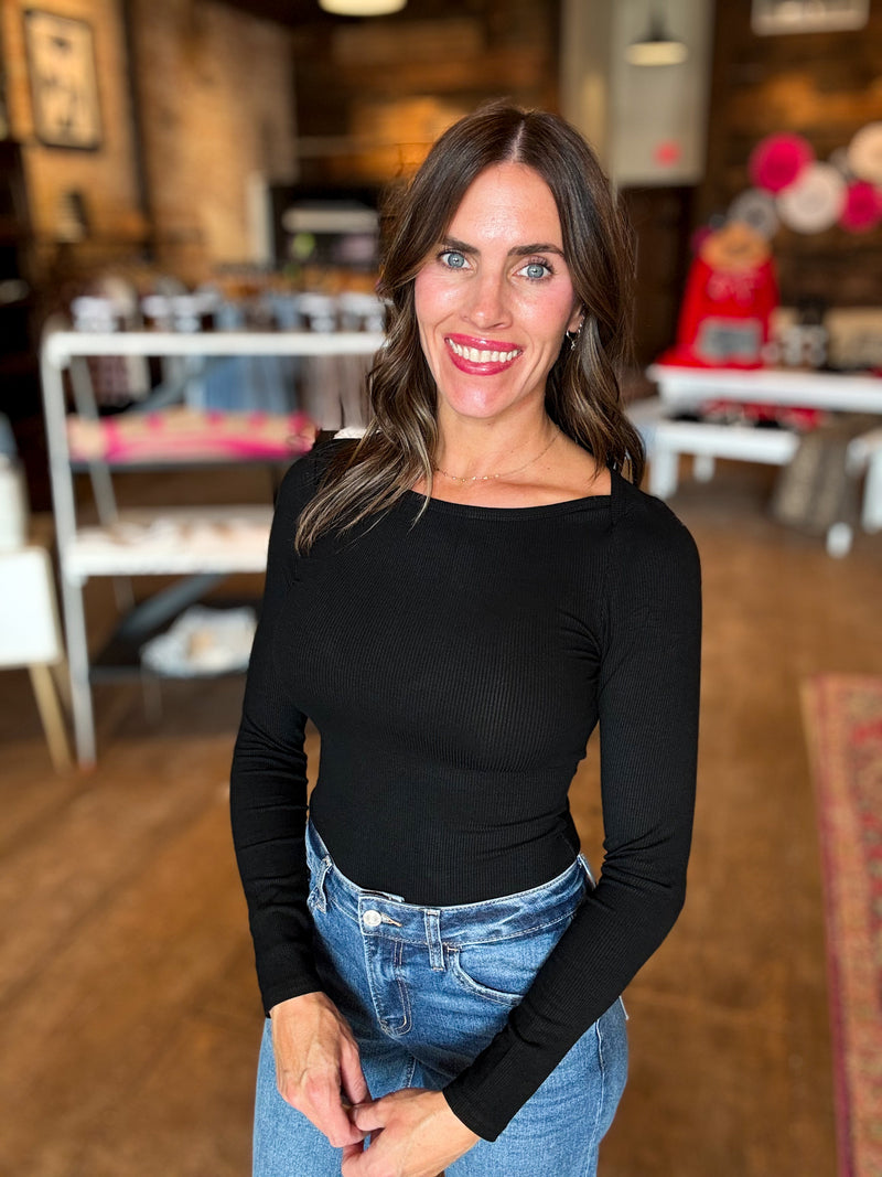 Lucy Bodysuit in Black