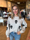 Let's Go Ghouls Oversized Sweater in Oatmeal