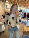 Let's Go Ghouls Oversized Sweater in Oatmeal