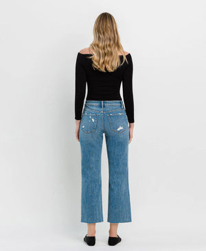 Kenzie High Rise Slim Wide Leg Denim