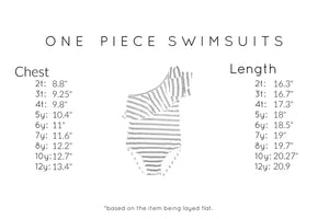 Beachside Bliss One Piece Youth Swimsuit