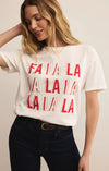 Z Supply FALALALA Boyfriend Tee