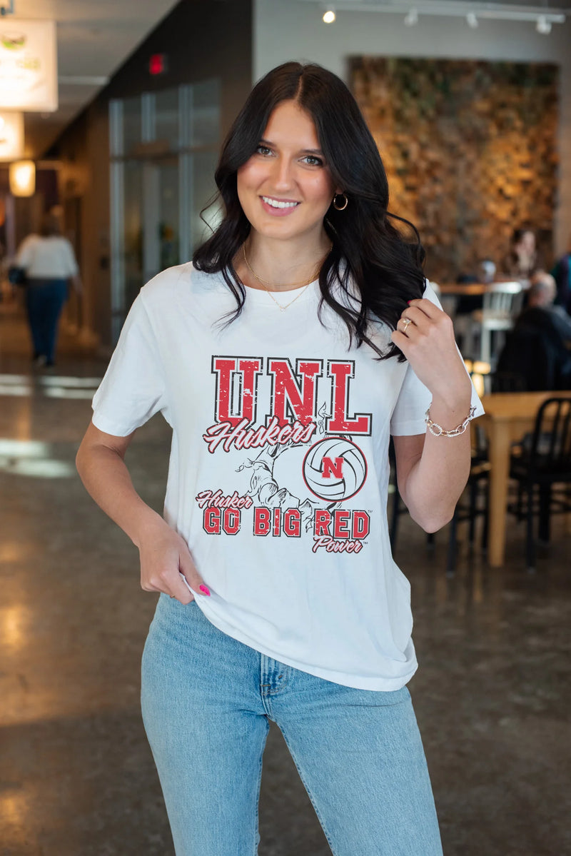 Nebraska Greene Volleyball Tee