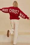 Ho Ho Ho Merry Christmas Sweater in Red