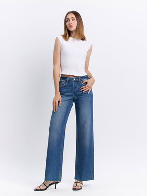 Lovervet Lover Girl High Rise Wide Leg Denim