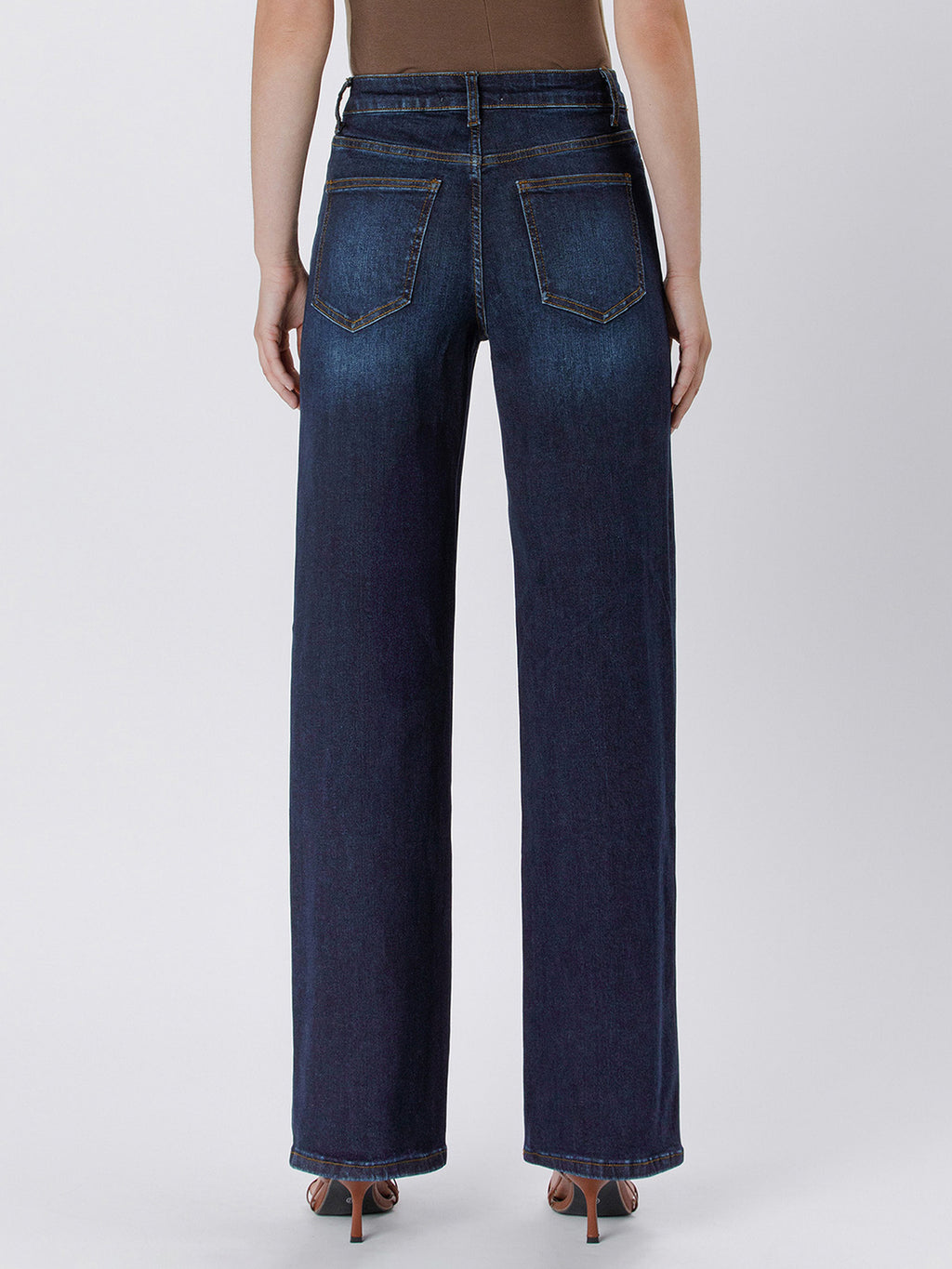 Vervet Ainsley 90's Vintage Wide Leg Dark Denim