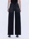 Vervet Olivia Wide Leg Studded Denim
