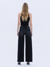 Vervet Olivia Wide Leg Studded Denim