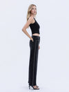 Vervet Olivia Wide Leg Studded Denim