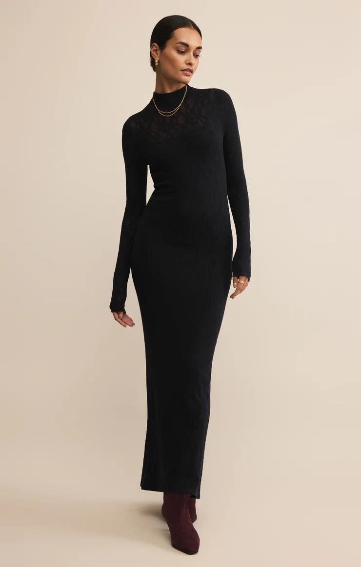 Z Supply Aden Mesh Sweater Maxi Dress