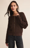 Z Supply Sundance Sweater in Chocolate Cherry