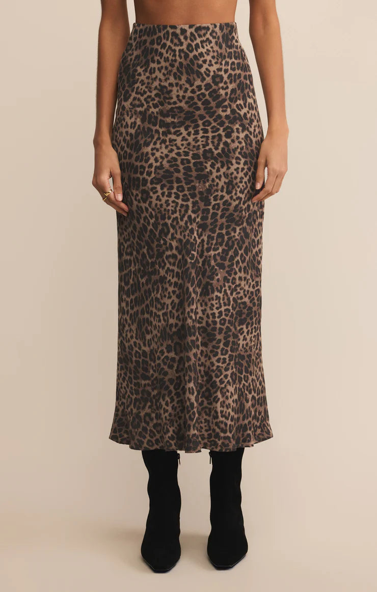 Z Supply Isabel Leopard Skirt