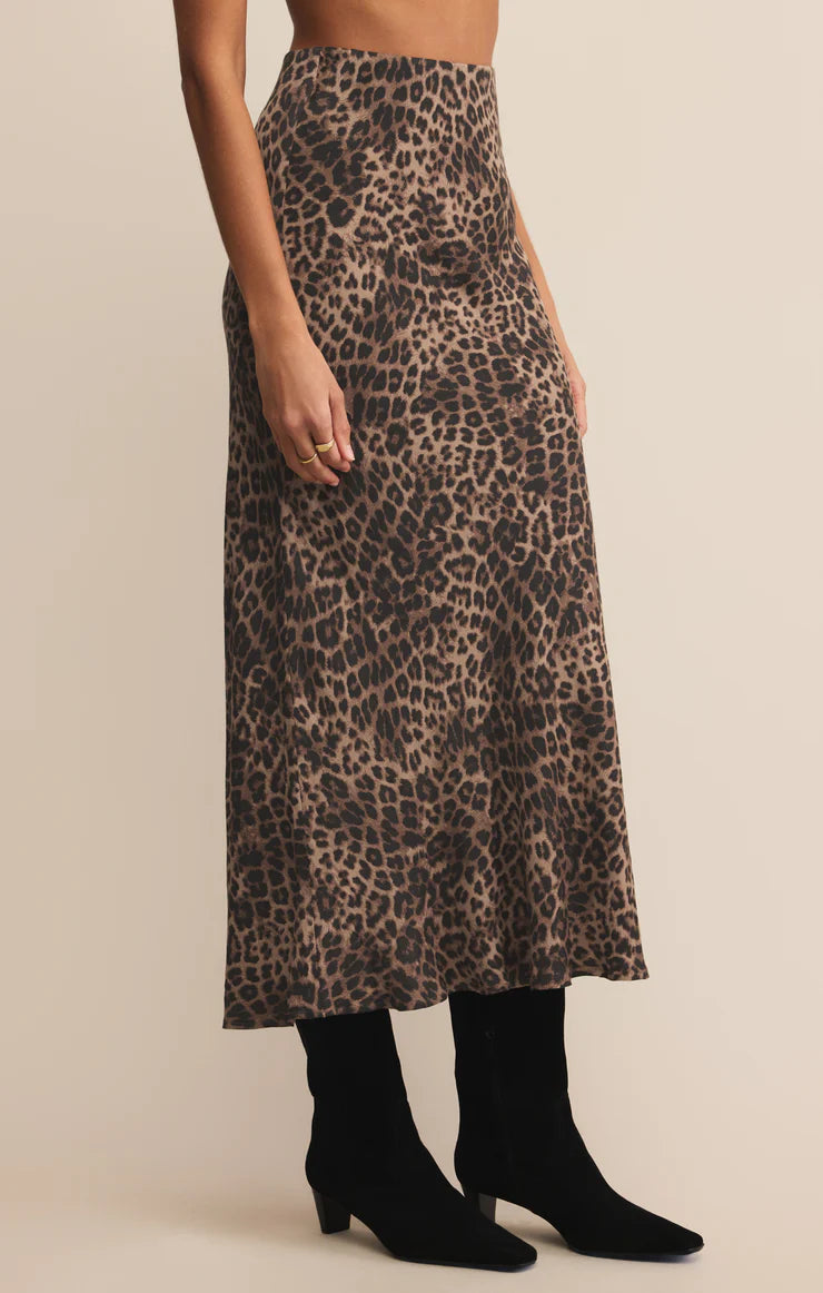 Z Supply Isabel Leopard Skirt