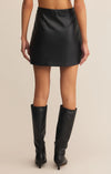 Z Supply Allegra Faux Leather Skirt