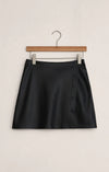 Z Supply Allegra Faux Leather Skirt