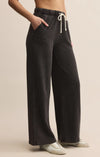 Z Supply Hunter Knit Denim Pant in Washed Black